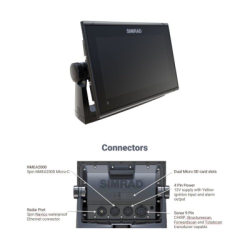 Эхолот Lowrance GO9, XSE ROW ACTIVEIMAGING 3-IN-1, GPS (000-14841-001)