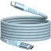 Дата кабель USB-C to USB-C 1.2m Magnetic 100W blue Verbatim (31856)