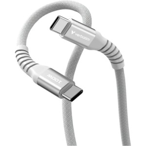 Дата кабель USB-C to USB-C 1.2m Magnetic 100W gray Verbatim (31854)