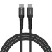 Дата кабель USB-C to USB-C 1.2m Magnetic 100W black Verbatim (31863)