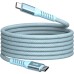 Дата кабель USB-C to USB-C 1.2m Magnetic 60W blue Verbatim (31852)