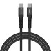 Дата кабель USB-C to USB-C 1.2m Magnetic 60W black Verbatim (31859)