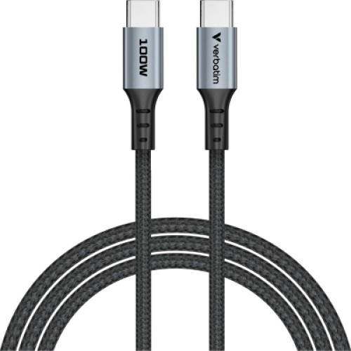 Дата кабель USB-C to USB-C 1.2m 60W black Verbatim (31845)