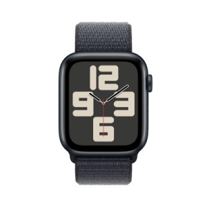 Смарт-годинник Apple Watch SE GPS + Cellular 40mm Midnight Aluminium Case with Ink Sport Loop (MXGA3QH/A)