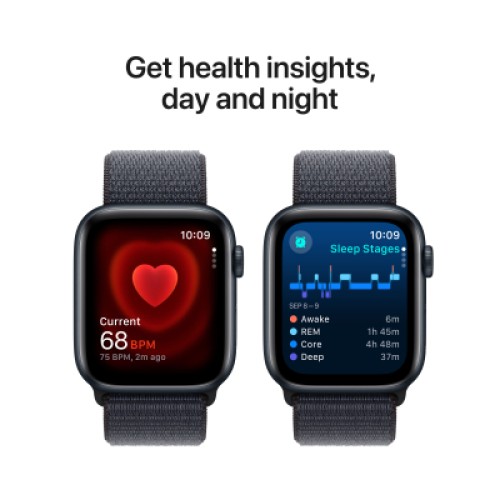 Смарт-часы Apple Watch SE GPS + Cellular 40mm Midnight Aluminium Case with Ink Sport Loop (MXGA3QH/A)