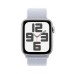 Смарт-часы Apple Watch SE GPS + Cellular 40mm Silver Aluminium Case with Blue Cloud Sport Loop (MXGE3QH/A)