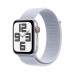 Смарт-часы Apple Watch SE GPS + Cellular 40mm Silver Aluminium Case with Blue Cloud Sport Loop (MXGE3QH/A)