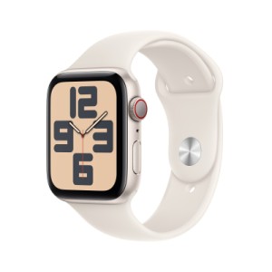 Смарт-часы Apple Watch SE GPS + Cellular 44mm Starlight Aluminium Case with Starlight Sport Band - S/M (MXGT3QH/A)