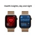 Смарт-часы Apple Watch Series 10 GPS + Cellular 46mm Gold Titanium Case with Gold Milanese Loop - S/M (MC7T4QH/A)
