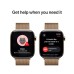 Смарт-часы Apple Watch Series 10 GPS + Cellular 46mm Gold Titanium Case with Gold Milanese Loop - S/M (MC7T4QH/A)