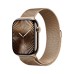 Смарт-часы Apple Watch Series 10 GPS + Cellular 46mm Gold Titanium Case with Gold Milanese Loop - S/M (MC7T4QH/A)