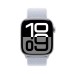 Смарт-часы Apple Watch Series 10 GPS + Cellular 42mm Silver Aluminium Case with Blue Cloud Sport Loop (MWX53QH/A)