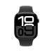Смарт-часы Apple Watch Series 10 GPS + Cellular 46mm Jet Black Aluminium Case with Black Sport Band - S/M (MWY33QH/A)