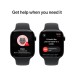 Смарт-часы Apple Watch Series 10 GPS + Cellular 46mm Jet Black Aluminium Case with Black Sport Band - S/M (MWY33QH/A)