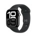 Смарт-часы Apple Watch Series 10 GPS + Cellular 46mm Jet Black Aluminium Case with Black Sport Band - M/L (MWY43QH/A)