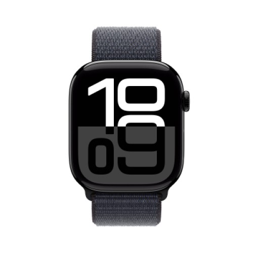 Смарт-часы Apple Watch Series 10 GPS + Cellular 46mm Jet Black Aluminium Case with Ink Sport Loop (MWY53QH/A)