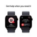 Смарт-часы Apple Watch Series 10 GPS + Cellular 46mm Jet Black Aluminium Case with Ink Sport Loop (MWY53QH/A)