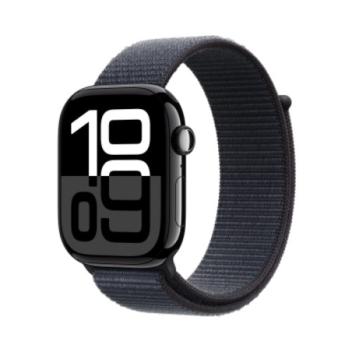 Смарт-часы Apple Watch Series 10 GPS + Cellular 46mm Jet Black Aluminium Case with Ink Sport Loop (MWY53QH/A)