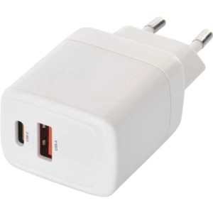 Зарядное устройство EMOS V02G20 1xUSB-A + 1xUSB-C PD20W GaN (V02G20)