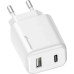 Зарядное устройство Grand-X CH-890 Fast Charge 1xUSB-C PD20W + 1xUSB QC4.0 + AFC SCP FCP Black (CH-890)