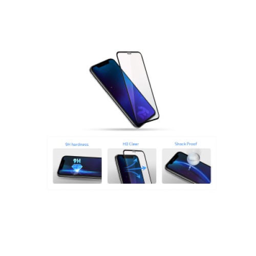 Стекло защитное 2E Apple iPhone 16 Pro(6.3) 2.5D FCFG black (2E-IP-16P-6.3-SMFCFG-BB)