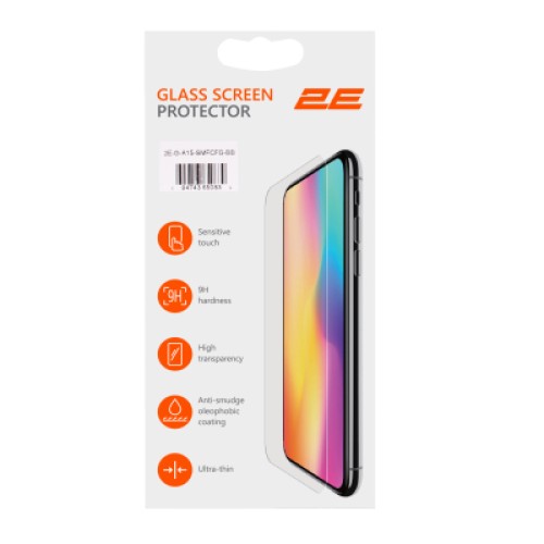 Стекло защитное 2E Samsung Galaxy A15-M15 (A155-M156) 2.5D FCFG black (2E-G-A15-SMFCFG-BB)
