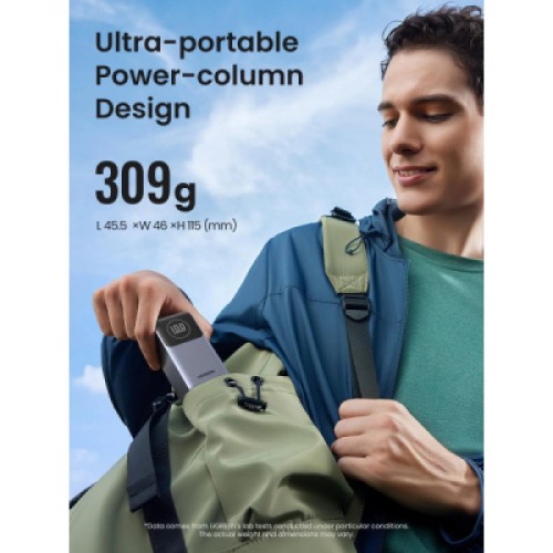 Батарея универсальная Ugreen 12000mAh 100W PD, QC, USB-A, USB-С in/out Grey (PB724) (35526B)