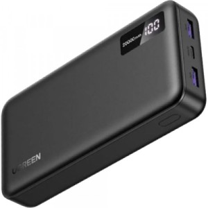 Батарея универсальная Ugreen 20000mAh 22,5W PD, 2хUSB-A, 2xUSB-C Black (PB312) (25683)