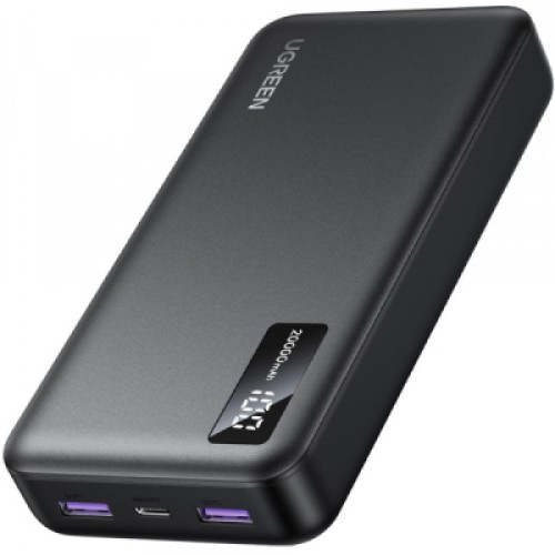 Батарея универсальная Ugreen 20000mAh 22,5W PD, 2хUSB-A, 2xUSB-C Black (PB312) (25683)