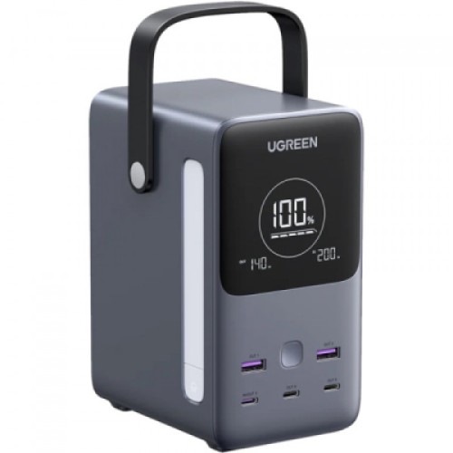 Батарея универсальная Ugreen 48000mAh 300W PD/3.1, зарядка 140W, Led лампа (25286)