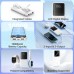 Батарея универсальная Vention 10000mAh 22.5W 3A PD, Built-in USB-C+Lightning Cables, White (FHOW0)