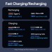 Батарея универсальная Vention 10000mAh 22.5W 3A PD, Built-in USB-C+Lightning Cables, White (FHOW0)