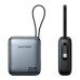 Батарея универсальная Vention 10000mAh 35W 3A PD, Type-C in/out, Built-in USB-C Cable, LED Display,Gray (FHEH0)