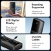 Батарея универсальная Vention 20000mAh 22.5W 3A PD, Built-in USB-C+Lightning Cables, Black (FHPB0)