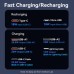 Батарея универсальная Vention 20000mAh 22.5W 3A, PD, QC/3.0, Built-in USB-C+Lightning Cables, White (FHPW0)