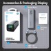 Батарея универсальная Vention 27000mAh 140W 5A PD, QC/3.0, 2xUSB-C, USB-A, LED Display, Gray (FHVH0)