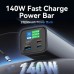 Батарея универсальная Vention 27000mAh 140W 5A PD, QC/3.0, 2xUSB-C, USB-A, LED Display, Gray (FHVH0)