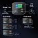 Батарея универсальная Vention 27000mAh 140W 5A PD, QC/3.0, 2xUSB-C, USB-A, LED Display, Gray (FHVH0)