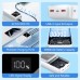 Батарея универсальная Vention 30000mAh 22.5W 3A, PD, QC/3.0, LED Display, White (FHMW0)