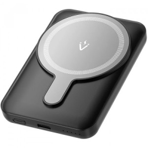 Батарея универсальная Vention Magnetic Wireless 5000mAh 20W 3A, PD, USB-C, Light Indicator, Black (FHSB0)