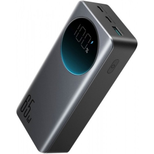 Батарея универсальная JOYROOM 30000mAh 65W PD, QC/3.0, USB-A, 2xUSB-C In/Out, Black (JR-PBF05)