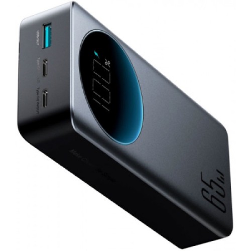 Батарея универсальная JOYROOM 30000mAh 65W PD, QC/3.0, USB-A, 2xUSB-C In/Out, Black (JR-PBF05)