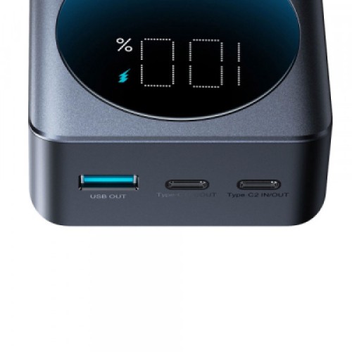 Батарея универсальная JOYROOM 30000mAh 65W PD, QC/3.0, USB-A, 2xUSB-C In/Out, Black (JR-PBF05)