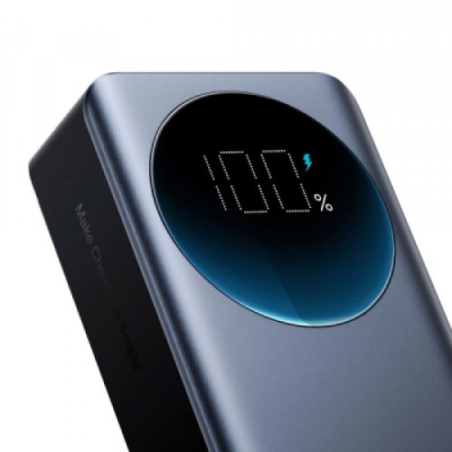 Батарея универсальная JOYROOM 30000mAh 65W PD, QC/3.0, USB-A, 2xUSB-C In/Out, Black (JR-PBF05)