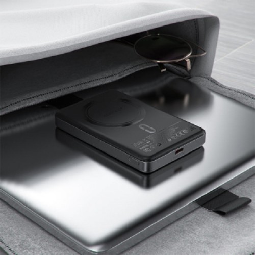 Батарея универсальная Acefast Magnetic Wireless 10000mAh 20W PD, QC/3.0, QI 15W, M12 Black (6974316283393)