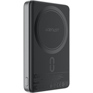 Батарея универсальная Acefast Magnetic Wireless 10000mAh 20W PD, QC/3.0, QI 15W, M12 Black (6974316283393)