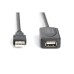 Дата кабель USB 2.0 AM/AF 20.0 m active Digitus (DA-73102)