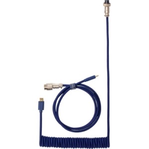 Дата кабель USB 2.0 AM to USB-C 1.36m Coiled blue Keychron (CABL_KEYCHRON)