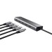 Концентратор Trust USB-C to 5xUSB-C aluminium 0.1m grey (25136_TRUST)
