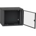Шкаф настенный Ipcom 12U 19" 600x600 RAL9005 (СН-12U-06-06-ДС-1)